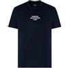 Armani Exchange Utility Edge, Embrodidered Logo T-Shirt, Navy Scuro, M Uomo