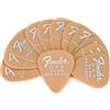 Fender Dura-Tone Guitar Picks 351 Shape, .84, Butterscotch Blonde, 12-Pack