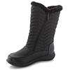 totes Stivali da neve invernali da donna, con rivestimento in pelliccia calda, altezza media polpaccio, Chevron nero., 42 EU