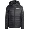 adidas Homme Terrex Multi Essentials CLIMAWARM Insulated Hooded Jacket, Black, XL