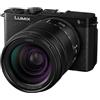 Panasonic Lumix DC-S9HE-K Videocamera Mirrorless Full Frame Open Gate per Vlogging, 24,2MP, Video 6K/4K, PDAF 779 Punti, Stabiliz. Immagine, Schermo Free-Angle, WiFi 5Ghz, Nero, Obiet. 28-200mm