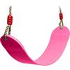 Extsud Altalena elastica per bambini, colore EVA, morbida, altalena a U, portata fino a circa 150 kg, parco giochi per esterni, altalena (Eva rosa)
