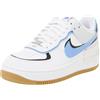 NIKE Air Force 1 Shadow, Sneaker Donna, White Royal Pulse Black Photon Dust, 38 EU