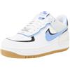 NIKE Air Force 1 Shadow, Sneaker Donna, White Royal Pulse Black Photon Dust, 36 EU