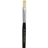 LEBEZ Pennello punta piatta serie 577 - punta a spatola in pura setola - n.10 - Lebez (unità vendita 12 pz.)