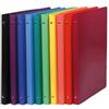 EXACOMPTA Raccoglitore - 4 anelli tondi 30 mm - PPL opaco - dorso 4 cm - 22x30 cm - colori assortiti - Exacompta (unità vendita 20 pz.)