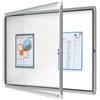 NOBO Bacheca per interni - fondo magnetico bianco - 8 fogli A4 - orizzontale - Nobo (unità vendita 1 pz.)
