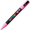 UNI MITSUBISHI Marcatore a base d'acqua Uni Posca PC3M - punta fine da 0,9mm a 1,3mm - rosa - Uni Mitsubishi (unità vendita 1 pz.)
