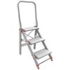 MARCHETTI Scaletta Class Più - con parapetto - 3 gradini - alluminio - Marchetti (unità vendita 1 pz.)