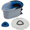 VILEDA Kit completo UltraSpin Mini di pulizia - secchio con strizzatore ruotante + telaio + mop microfibra - Vileda (unità vendita 1 pz.)