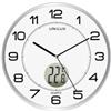 UNILUX Orologio da parete Tempus - con termometro - diametro 30 cm - bianco - Unilux (unità vendita 1 pz.)