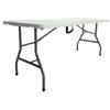 Garden Friend Tavolo Horeca - pieghevole - 74 x 76 x 183 cm - acciaio-HDPE - bianco - Garden Friend (unità vendita 1 pz.)