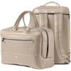 IN TEMPO Borsa zainabile bi-bag Gate Trended - 42 x 28 x 14 cm - ecopelle - ghiaccio - In Tempo (unità vendita 1 pz.)