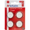 VERBATIM Micropile CR2430 - 3V - a pastiglia - litio - Verbatim - blister 4 pezzi (unità vendita 1 pz.)