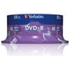 Verbatim - Scatola 25 DVD+R - serigrafato - 43500 - 4,7GB (unità vendita 1 pz.)