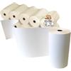 SABACART Rotolo per calcolatrice e stampante - 80 mm x 80 m - 55 gr - diametro esterno 77 mm - anima 12 mm - carta termica BPA free - Sabacart - blister 10 pezzi (unità vendita 1 pz.)