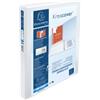 EXACOMPTA Raccoglitore personalizzabile Kreacover - PP - 4 anelli a D 25 mm - A4 maxi - bianco - Exacompta (unità vendita 10 pz.)