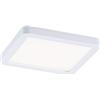 Paulmann 93041 Faretto da incasso Areo VariFit IP44 Bianco neutro 118x118 mm quadrato, incl. 1 lampada da soffitto bianca in materiale plastico da 6,5 Watt, 4000 K