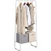 SunnyPoint Appendiabiti autoportante, armadio organizer (WHT)