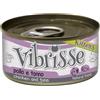 Croci Vibrisse Cibo umido per gattini a base di Pollo e Tonno, alimento naturale senza coloranti e conservanti, 24 lattine da 70 g