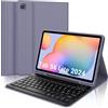 JADEMALL Tastiera per Samsung Tab S6 Lite 2024 10.4 - Custodia con Italiana QWERTY Layout Tastiera Bluetooth con Portapenne per Samsung Galaxy Tab S6 Lite 2024/2022, Viola