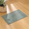DEGHI Tappeto 90x60 cm a pelo lungo verde con motivo in rilievo - Noora