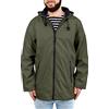 Breizh Ocean - SARZEAU - cappotto impermeabile da uomo, antipioggia con cappuccio, cuciture termosaldate per una completa impermeabilità. Fodera rigata stile marinaio.