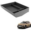 Coleya Vano Portaoggetti del Cruscotto Centrale Compatibile con Dacia Sandero 3/Stepway 3/Jogger 2021-2025, Console Centrale Portaoggetti, Organizer per Console Centrale con Tappetino Nero