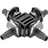 GARDENA 8334-20, Connettore per tubo per diramare il tubo del distributore, sistema Micro-Drip, 4,6 mm (3/16), Set di 10 pezzi