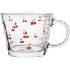 jojofuny Bicchiere da latte in Ciotola per La Colazione Tazza di Latte con misurino Vasetti di Yogurt Tazza di Fragole Misurini Graduati Ciotola di Dolci Bicchierino da Espresso Bicchiere Alunno