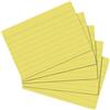 Herlitz Schede per appunti, 100 pezzi, Formato A6, Giallo