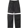 JOMLUN Pantaloni da trekking da donna, con chiusura lampo, impermeabili, rimovibili, leggeri, da trekking, estivi, per attività all'aria aperta, traspiranti, ad asciugatura rapida, verde, 3XL