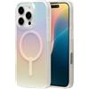 ZAGG Milan Snap Case Rinforzato in Grafene per iPhone 16 Pro [6,3 pollici], MagSafe Compatibile, Anti-Giallo, Design Sottile, Presa Sicura, Shockproof (Iridescente)