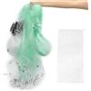 stonenect Rete da pesca a 3 strati, rete da pesca in nylon, lunghezza 30 metri, altezza 2 metri, con galleggianti e lavandini, trappola per esche pieghevole (maglia 12 x 12 cm, 6 dita)