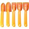 KAHDGSS Set di raschietti flessibili in ABS in gomma morbida con manico ergonomico Pulizia efficiente della malta su piastrelle di vetro superfici metalliche Raschietti in silicone Spatola