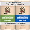 Dr. Squatch Alpine Sage & Fresh Falls, deodorante naturale da uomo, senza alluminio, con carbone attivo e post-biotici, per una protezione fino a 72 ore contro gli odori corporei, da 75 g, confezione