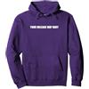 Generic Il Tuo chilometraggio può variare Felpa con Cappuccio, Unisex per Adulti, Viola, L