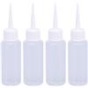 Yardwe Condimento Bottiglie Spremere di con Coperchio Tappo per Senape olio d' oliva 50ML 4PCS