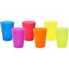 Gut&Günstig Buone e convenienti tazze colorate da drinking, set di 6, tazze in platsik, 0,3 litri, adatte come coppe in plastica per bambini
