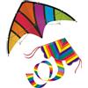 Günther Flugspiele 30121 - Aquilone sportivo Top Loop & aquilone a linea singola Rainbow, 2 pezzi, giocattolo da esterno per bambini, ragazzi e adulti
