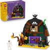 LEGO Granaio di Halloween - Giocattolo da Esposizione con una Minifigure di Scheletro e Accessori Spaventosi tra cui un Pipistrello e Lampade - Regalo Creativo per Bambini e Bambine da 8 Anni - 40721