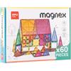 APLI Kids 20137 - Magnex Magnetic Building Set 60 Pezzi| Set 3D per Bambini 3+| Schede Geometriche Imantate Colorate | Giocattolo educativo Steam per Creatività e Sviluppo Cognitivo