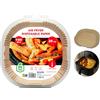 Dohe - Carta per friggitrice ad aria quadrata (100 pezzi) - Misura 20 - 24 cm per Air Friyer 5 - 8L, compatibile con forno e microonde, antiaderente e assorbente, senza BPA
