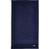 Lacoste, Asciugamano viso Heritage in cotone Supima, 40,6 x 76,2 cm, colore: blu navy