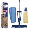 Bona spray mop premio per pavimenti in legno oliati, mocio spray, pulisce e nutre il legno, set con cuscinetto di pulizia in microfibra extra, panno, spruzzare
