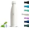Grsta Borraccia Termica, Senza BPA Borraccia 500ml, Isolato Sottovuoto, Borracce Termiche a Prova di Perdite, Bottiglia Termica, Riutilizzabile Borraccie Acciaio Inox per Ufficio, Ciclismo, Scuola