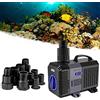 YAOBLUESEA Eco Pompa per Laghetto con Filtro Ad Acqua, Super Eco Pompa Laghetti Sommergibile, Anfibio Pompe Acquario Laghetto per Terrari, Sistemi di Circolazione per Laghetti Carpa 5200l/h 40W