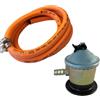Homelux 300066 - Kit regolatore per gas domestico e tubo con fascetta, 1,5 m
