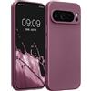 kwmobile Custodia Compatibile con Google Pixel 9 PRO Cover - Protezione Back Case Morbida - Silicone TPU Effetto Metallizzato Lavanda Metallizzato