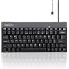 Perixx PERIBOARD-422 Tastiera USB-C Mini, Connessione USB Type C, Nero, Layout US Inglese